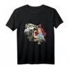 Vintage 50s RnR Rockabilly Legend T-Shirt – Retro Style mit Mikrofon, Kartenspiel & Strong Girl, Perfekt für Rock'n'Roll Fans & 50er Jahre Liebhaber