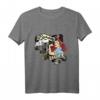 Vintage 50s RnR Rockabilly Legend T-Shirt – Retro Style mit Mikrofon, Kartenspiel & Strong Girl, Perfekt für Rock'n'Roll Fans & 50er Jahre Liebhaber