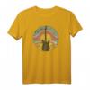 HapPanda Guitar Sunset Outline T-Shirt – Offiziell lizenzierte Vintage Musik- & Gitarren-Designs für Männer und Frauen