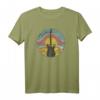 HapPanda Guitar Sunset Outline T-Shirt – Offiziell lizenzierte Vintage Musik- & Gitarren-Designs für Männer und Frauen