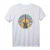 HapPanda Guitar Sunset Outline T-Shirt – Offiziell lizenzierte Vintage Musik- & Gitarren-Designs für Männer und Frauen