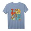 Peace Love 60er 70er Jahre Hippie Kostüm Groovy Party Outfit T-Shirt für Damen und Herren
