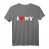 I Heart Love NY New York City NYC Klassische Schriftart T-Shirt für Herren und Damen – Perfektes Geschenk für Stadtliebhaber & besondere Anlässe
