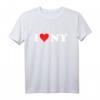 I Heart Love NY New York City NYC Klassische Schriftart T-Shirt für Herren und Damen – Perfektes Geschenk für Stadtliebhaber & besondere Anlässe