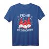 Frohe Weihnachten Lustiges Weihnachtswichtel T-Shirt mit Schneeflocken - Festliche Mode für Damen, Herren, Jungen und Mädchen