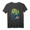 Jurassic World Indominus Rex Dark Portrait T-Shirt - Offiziell lizenziertes Dinosaurier Motiv für Fans
