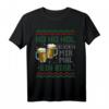 Lustiges Weihnachtsoutfit mit Spruch 'Ho Ho Hol mir mal ein Bier' – Witziges T-Shirt für Weihnachten, Party & Geschenk für Damen, Herren & Familie