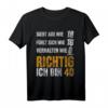 Lustiges Vintage HapPanda T-Shirt mit Spruch – Perfektes Geschenk für Vater, Sohn oder Freunde zum 40. Jubiläum