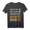 Lustiges Vintage HapPanda T-Shirt mit Spruch – Perfektes Geschenk für Vater, Sohn oder Freunde zum 40. Jubiläum