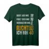 Lustiges Vintage HapPanda T-Shirt mit Spruch – Perfektes Geschenk für Vater, Sohn oder Freunde zum 40. Jubiläum