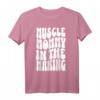 Fitness Gym Pump 40 Geburtstag Humor T-Shirt für Frauen - Lustiges Muscle Mommy Shirt für Fitnessstudio & Geburtstagsgeschenke