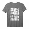 Fitness Gym Pump 40 Geburtstag Humor T-Shirt für Frauen - Lustiges Muscle Mommy Shirt für Fitnessstudio & Geburtstagsgeschenke