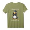 Ich Bin Nicht Stur Nur Meinungsstabil - Lustiges Pinguin T-Shirt mit Spruch für Freunde & Kollegen, perfektes Geschenk