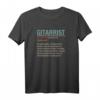 Gitarrist Definition Begriff Lustiges Geschenk T-Shirt – Witziges Musiker T-Shirt für Gitarristen, Lehrer & Schüler