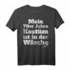 70er Jahre Kostüm T-Shirt mit Wäsche-Spruch - Retro Outfit für Motto Partys, Karneval & Jecken