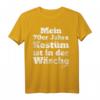 70er Jahre Kostüm T-Shirt mit Wäsche-Spruch - Retro Outfit für Motto Partys, Karneval & Jecken