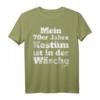 70er Jahre Kostüm T-Shirt mit Wäsche-Spruch - Retro Outfit für Motto Partys, Karneval & Jecken