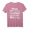 70er Jahre Kostüm T-Shirt mit Wäsche-Spruch - Retro Outfit für Motto Partys, Karneval & Jecken