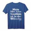 70er Jahre Kostüm T-Shirt mit Wäsche-Spruch - Retro Outfit für Motto Partys, Karneval & Jecken