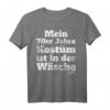 70er Jahre Kostüm T-Shirt mit Wäsche-Spruch - Retro Outfit für Motto Partys, Karneval & Jecken