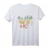 Waldlichtung Outdoor Natur Bäume Retro T-Shirt – Perfekt für Naturliebhaber und Wanderer, bequem geschnitten