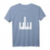Mittelfinger Klaviertaste T-Shirt – Lustiges Musiker Geschenk für Zyniker, Humor und Ironie