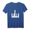 Mittelfinger Klaviertaste T-Shirt – Lustiges Musiker Geschenk für Zyniker, Humor und Ironie