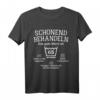 Schonend Behandeln 65. Geburtstag T-Shirt – Lustiges Geschenk mit Pflegeanleitung für Männer, Väter & Opas zum 65. Geburtstag