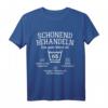 Schonend Behandeln 65. Geburtstag T-Shirt – Lustiges Geschenk mit Pflegeanleitung für Männer, Väter & Opas zum 65. Geburtstag