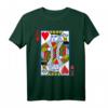Herz König T-Shirt mit Spielkartenmotiv – Perfekt für Pokerabende, Casinos und als Geschenk für Freunde, Familie & Kollegen