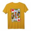 Herz König T-Shirt mit Spielkartenmotiv – Perfekt für Pokerabende, Casinos und als Geschenk für Freunde, Familie & Kollegen