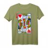 Herz König T-Shirt mit Spielkartenmotiv – Perfekt für Pokerabende, Casinos und als Geschenk für Freunde, Familie & Kollegen