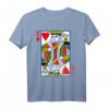 Herz König T-Shirt mit Spielkartenmotiv – Perfekt für Pokerabende, Casinos und als Geschenk für Freunde, Familie & Kollegen