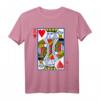 Herz König T-Shirt mit Spielkartenmotiv – Perfekt für Pokerabende, Casinos und als Geschenk für Freunde, Familie & Kollegen