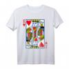 Herz König T-Shirt mit Spielkartenmotiv – Perfekt für Pokerabende, Casinos und als Geschenk für Freunde, Familie & Kollegen