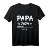 Herren Werdender Papa 2024 Loading - Schwangerschaft Verkündung T-Shirt für Vatertag & Babyparty