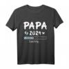 Herren Werdender Papa 2024 Loading - Schwangerschaft Verkündung T-Shirt für Vatertag & Babyparty