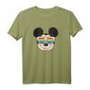 HapPanda Mickey Mouse Rainbow Sunglasses T-Shirt – Offizielles Disney Merchandise für Männer, Frauen, Jungen und Mädchen