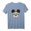 HapPanda Mickey Mouse Rainbow Sunglasses T-Shirt – Offizielles Disney Merchandise für Männer, Frauen, Jungen und Mädchen