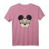 HapPanda Mickey Mouse Rainbow Sunglasses T-Shirt – Offizielles Disney Merchandise für Männer, Frauen, Jungen und Mädchen
