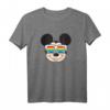 HapPanda Mickey Mouse Rainbow Sunglasses T-Shirt – Offizielles Disney Merchandise für Männer, Frauen, Jungen und Mädchen