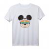HapPanda Mickey Mouse Rainbow Sunglasses T-Shirt – Offizielles Disney Merchandise für Männer, Frauen, Jungen und Mädchen