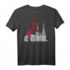 Kölner Dom Rot Weiß Kölle Köln Karneval T-Shirt - Fanartikel & Kostümersatz für Fastelovend, Rosenmontag & Karnevalsfeiern