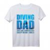 Taucher Papa Tauchen T-Shirt - Perfektes Geschenk für Wassersportler, Schnorchler & Taucher zu Weihnachten oder Geburtstag