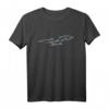 Star Trek Bushwork Enterprise T-Shirt - Offizielles Lizenzprodukt für Trekkies & Sci-Fi Fans