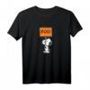 HapPanda & Halloween Snoopy Boo Sign T-Shirt - Lizenziertes Cartoon Design für Fans und Feierlichkeiten