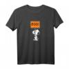 HapPanda & Halloween Snoopy Boo Sign T-Shirt - Lizenziertes Cartoon Design für Fans und Feierlichkeiten