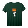 HapPanda & Halloween Snoopy Boo Sign T-Shirt - Lizenziertes Cartoon Design für Fans und Feierlichkeiten