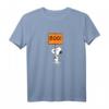 HapPanda & Halloween Snoopy Boo Sign T-Shirt - Lizenziertes Cartoon Design für Fans und Feierlichkeiten