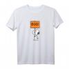 HapPanda & Halloween Snoopy Boo Sign T-Shirt - Lizenziertes Cartoon Design für Fans und Feierlichkeiten